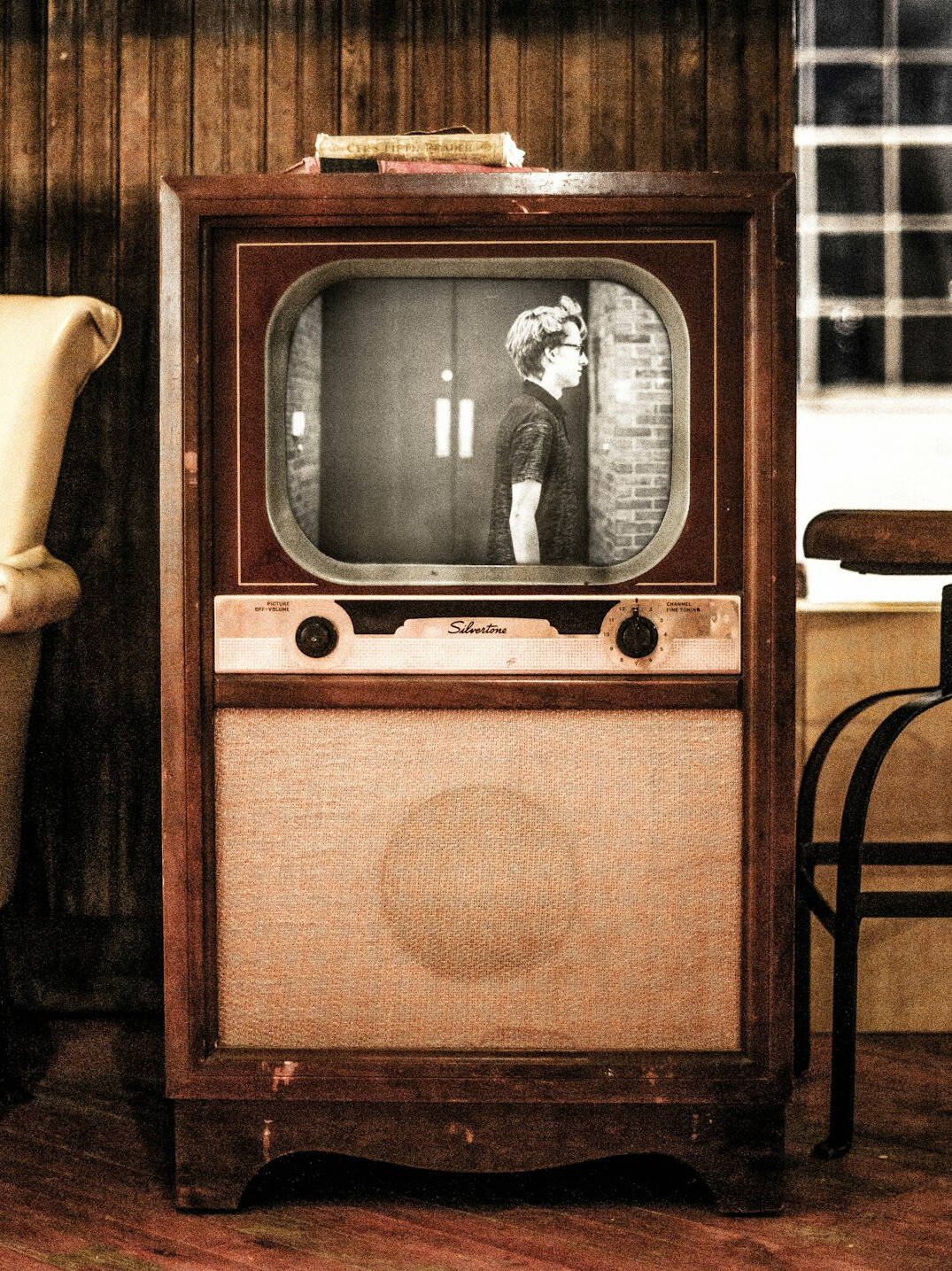 classic tv show on screen